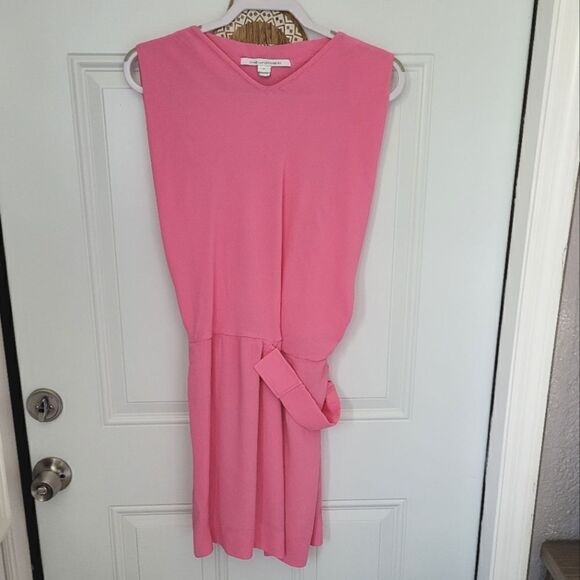 Diane Von Furstenberg🩷 Pink v-neck dress size 6 - Picture 2 of 12